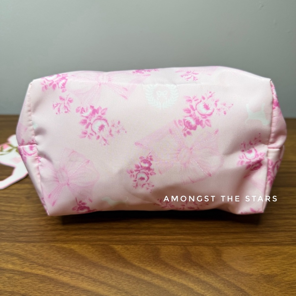 LoveShackFancy Victoria’s Secret PINK Beaux Floral Print Mini Tote Bag Purse - Picture 7 of 13